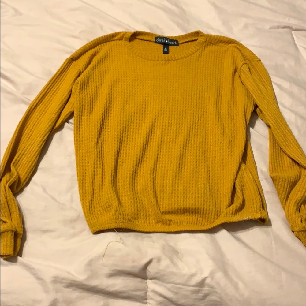 Mustard colored sweater
